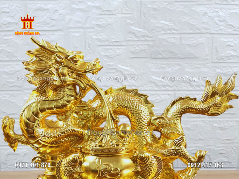 Nguyên liệu chế tác tượng rồng là đồng nguyên chất loại I